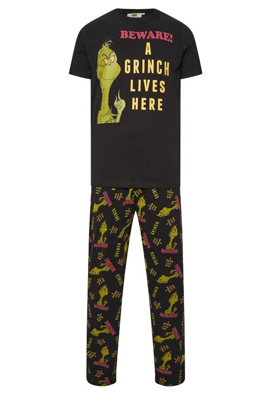 BadRhino Big & Tall Black Grinch Pyjama Set | BadRhino 5