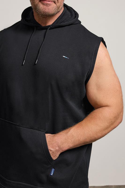 BadRhino Big & Tall Black Core Sleeveless Hoodie 5