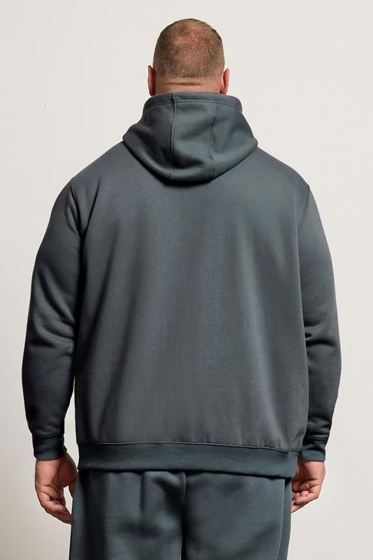 BadRhino Big & Tall Stormy Blue Worldwide Hoodie 4