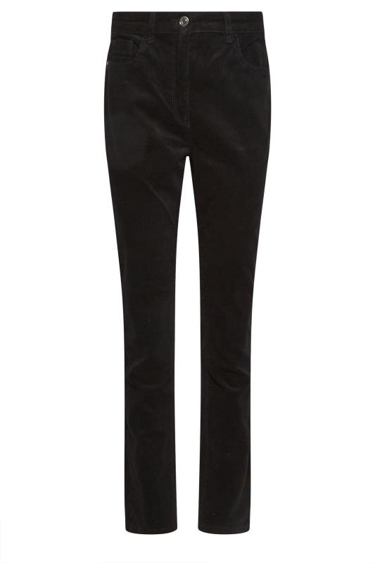 M&Co Black Straight Leg Cord Trousers | M&Co 4