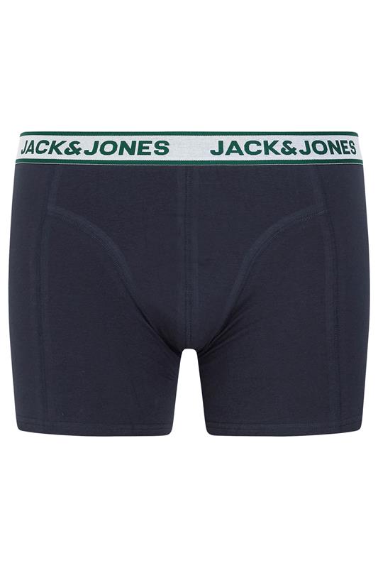 JACK & JONES Big & Tall 5 PACK Black & Green Boxers | BadRhino 8