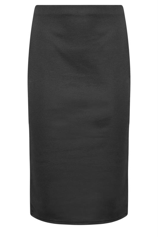M&Co Black Ponte Pencil Skirt | M&Co 4