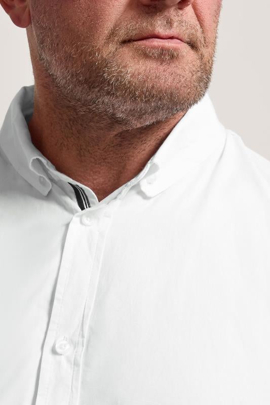 BadRhino Big & Tall 2 PACK White Long Sleeve Poplin Shirts | BadRhino 7