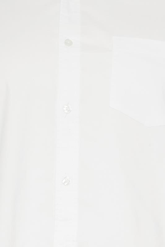 BadRhino Big & Tall White Stretch Long Sleeve Shirt | BadRhino 1