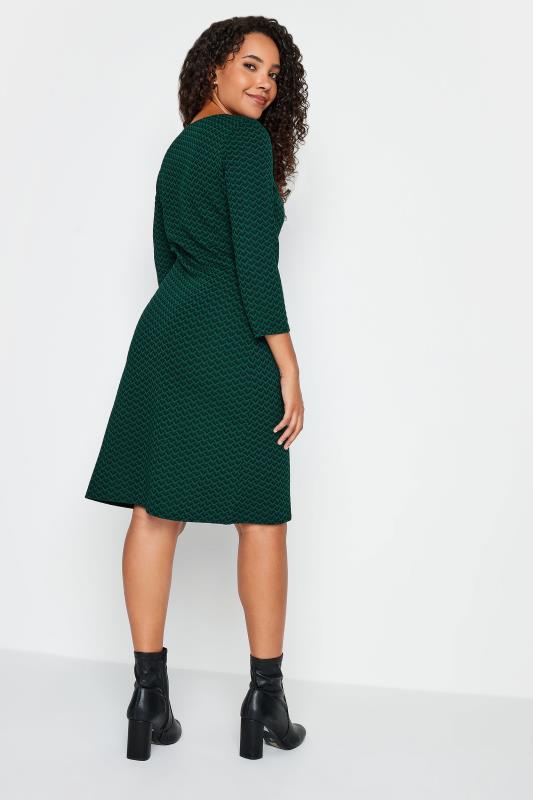M&Co Green Jacquard Shift Dress | M&Co 3