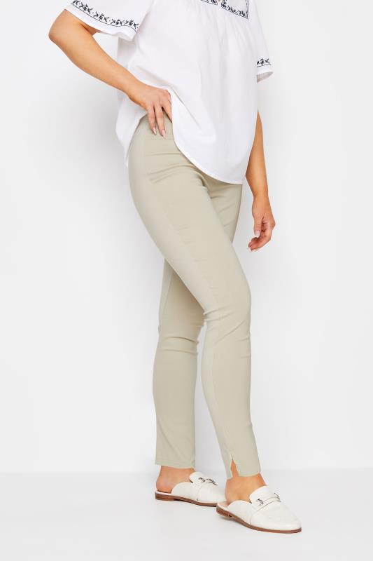 Petite Stone Linen Blend Trousers – Ro&Zo