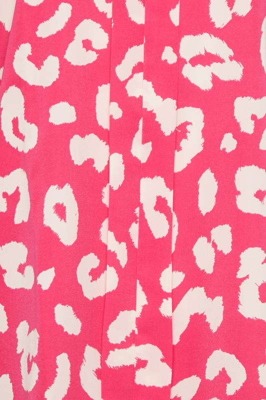 M&Co Pink Leopard Print Blouse | M&Co 5