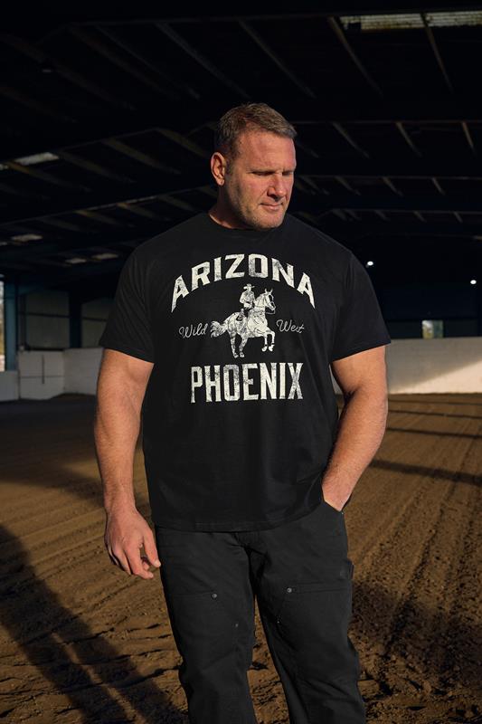 BadRhino Big & Tall Black 'Arizona Phoenix' Graphic T-Shirt