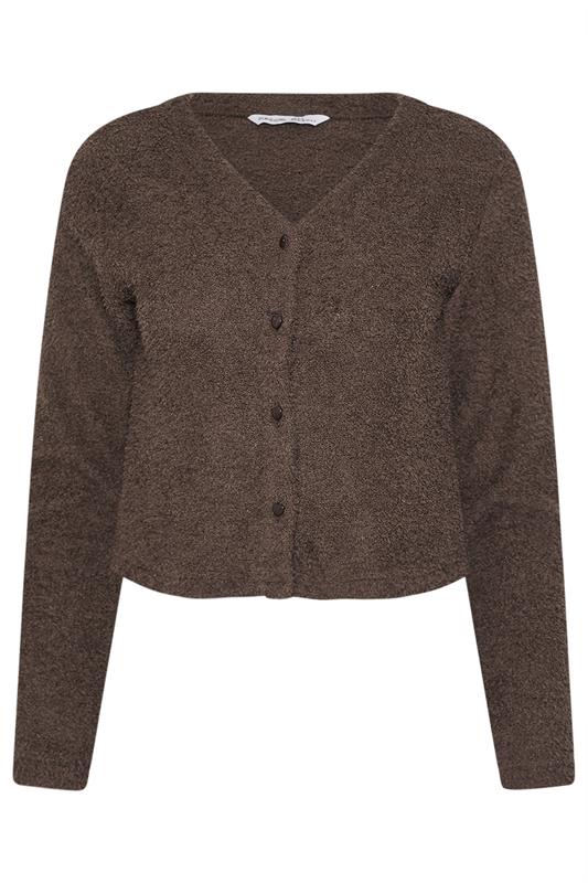 PixieGirl Petite Women's Chocolate Brown Chenille Cardigan | PixieGirl 6