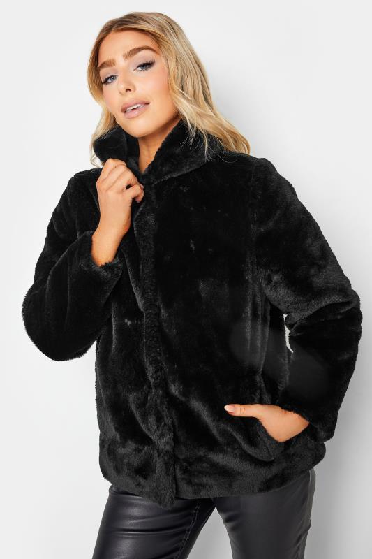 M&Co Black Faux Fur Coat | M&Co 6