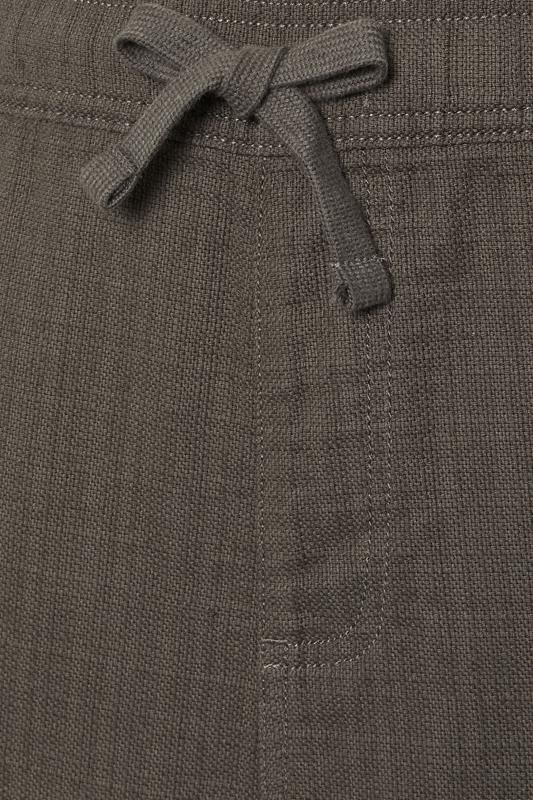 BadRhino Big & Tall Brown Textured Trousers | BadRhino 8