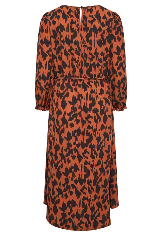 M&Co Brown Leopard Print Smock Dress | M&Co 9