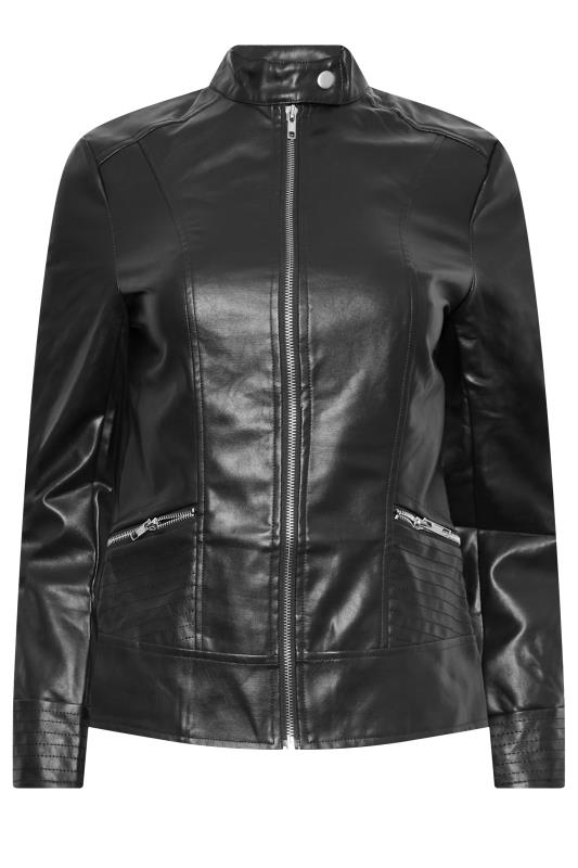 M&Co Black Faux Leather Jacket | M&Co  5