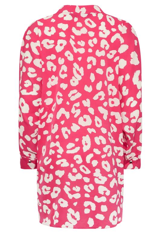 M&Co Pink Leopard Print Blouse | M&Co 7