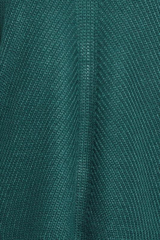 M&Co Teal Green Funnel Neck Knitted Jumper | M&Co