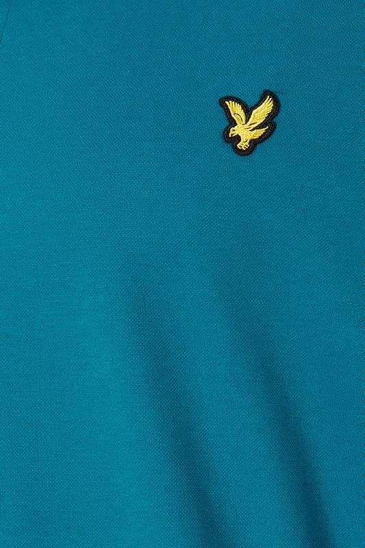 LYLE & SCOTT Big & Tall Lagoon Blue Core Polo Shirt | BadRhino 5