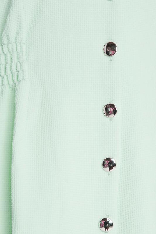 M&Co Green Textured Button Through Dress | M&Co 5
