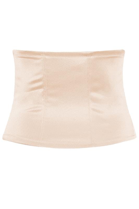 Plus Size Nude Hook & Eye Control Belly Band | Yours Clothing 3