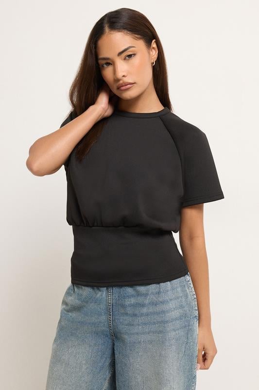 PixieGirl Petite Black Scuba Top