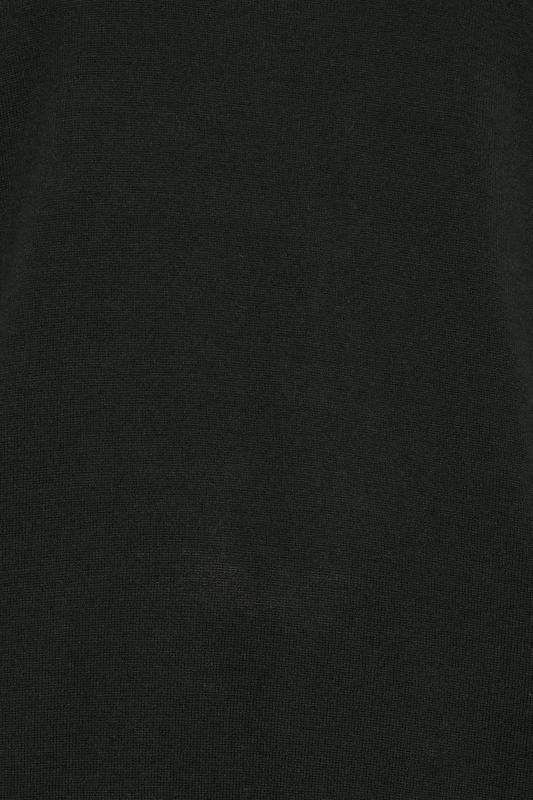 BadRhino Big & Tall Black Crew Neck Knitted Jumper | BadRhino 1