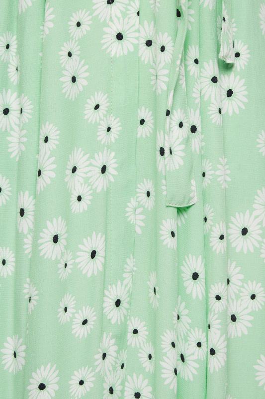 M&Co Mint Green Daisy Print Maxi Shirt Dress | M&Co 5