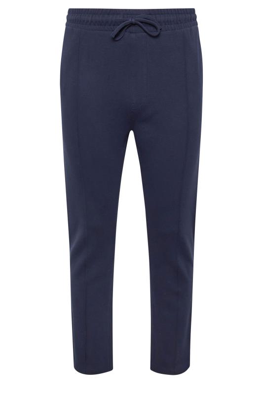 BadRhino Big & Tall Navy Blue Textured Jersey Joggers | BadRhino 8