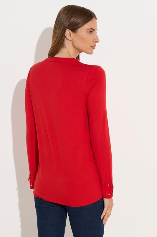 STAR Red Lace Up Eyelet Top | StarByJM 2