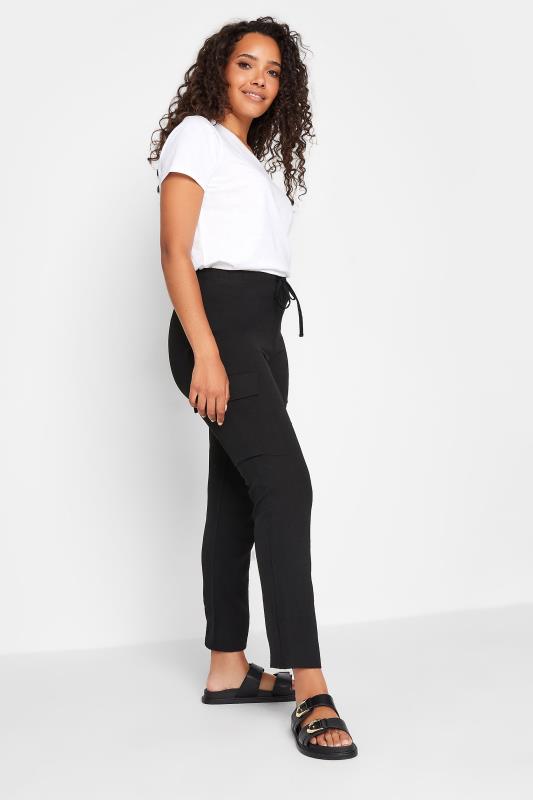 Women Cargo Trousers Pants Long Bottom Black Combat Streetwear Sports Chic  Black | eBay