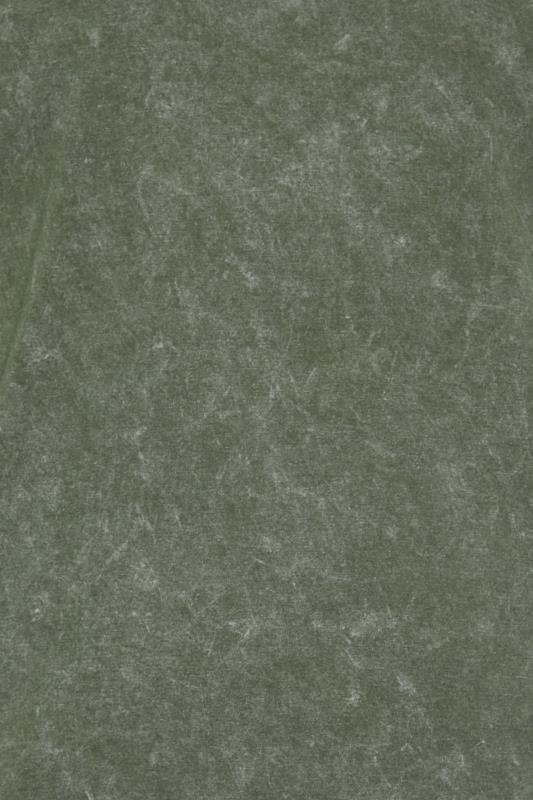 BadRhino Big & Tall Khaki Green Acid Wash T-Shirt | BadRhino 5