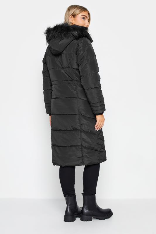 M&Co Black Faux Fur Coat