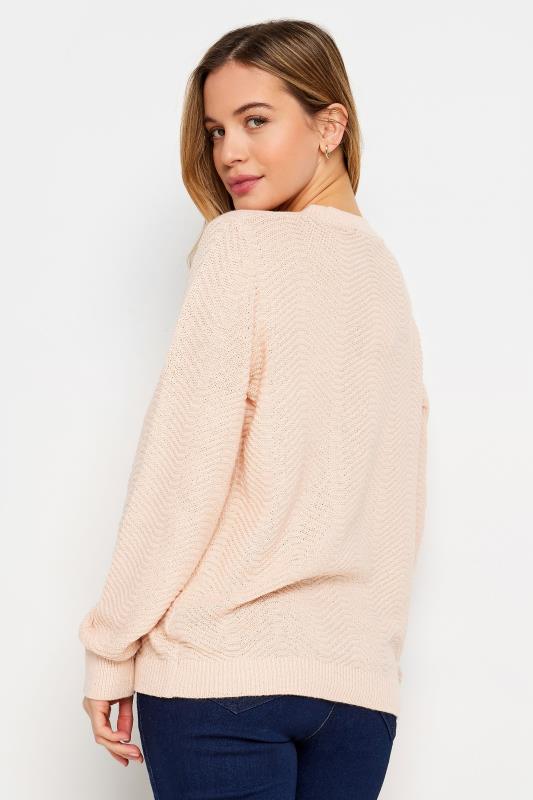 M&Co Petite Pink Ribbed Knit Jumper | M&Co 3