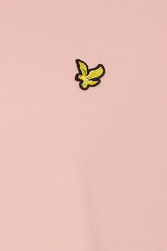 LYLE & SCOTT Big & Tall Grapefruit Pink Core Polo Shirt | BadRhino 5
