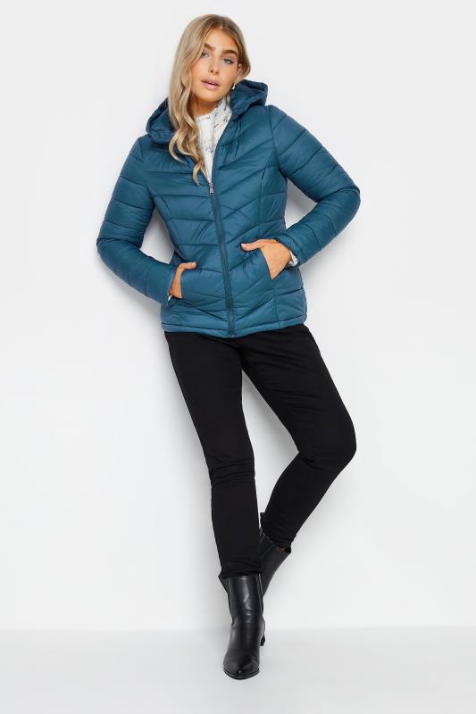 M&Co Teal Blue Quilted Jacket | M&Co 2