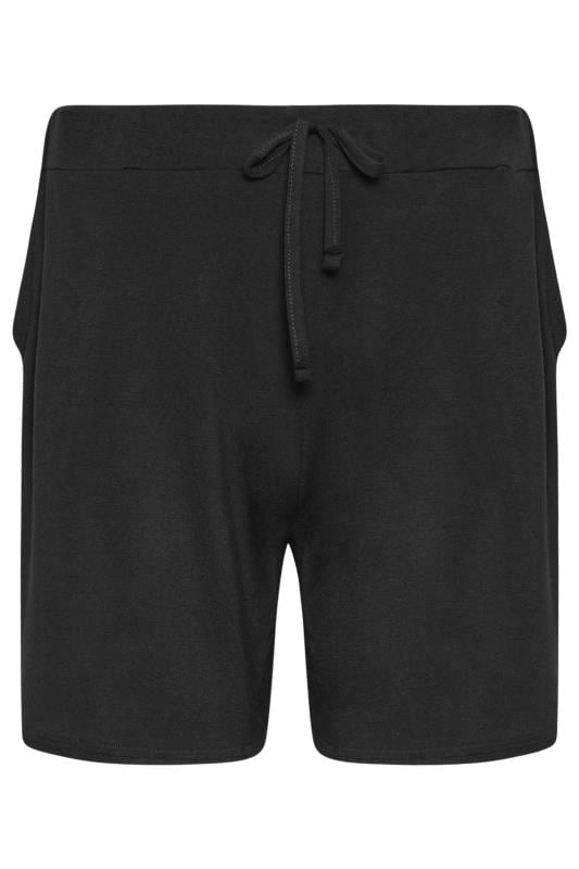 M&Co Black Jersey Drawstring Shorts | M&Co 5