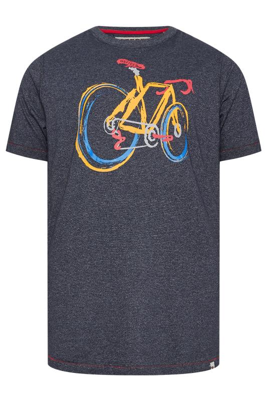 D555 Big & Tall Abstract Bicycle Graphic Print T-Shirt | BadRhino 2
