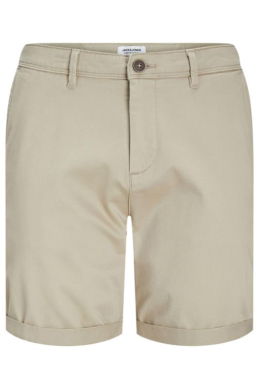 JACK & JONES Big & Tall Crockery Brown Shorts | BadRhino 2