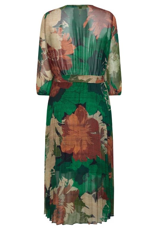 STAR Green Abstract Pleated Dress | StarByJM 6