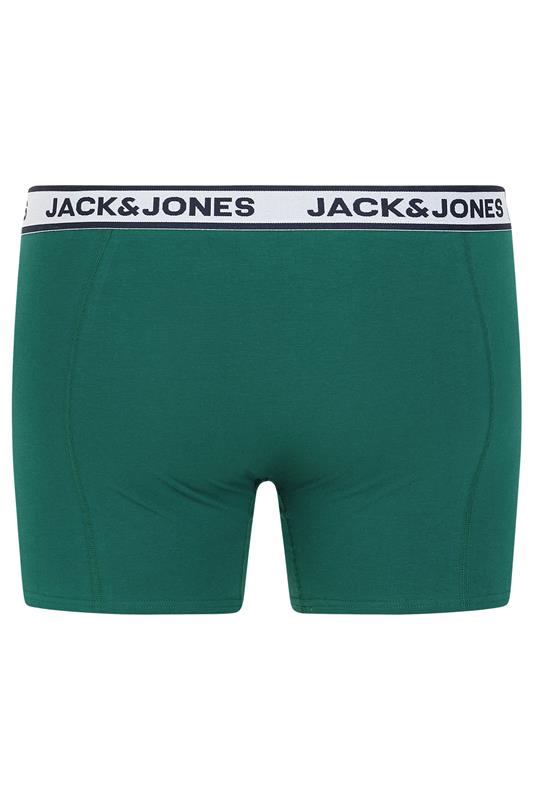JACK & JONES Big & Tall 5 PACK Black & Green Boxers | BadRhino 6
