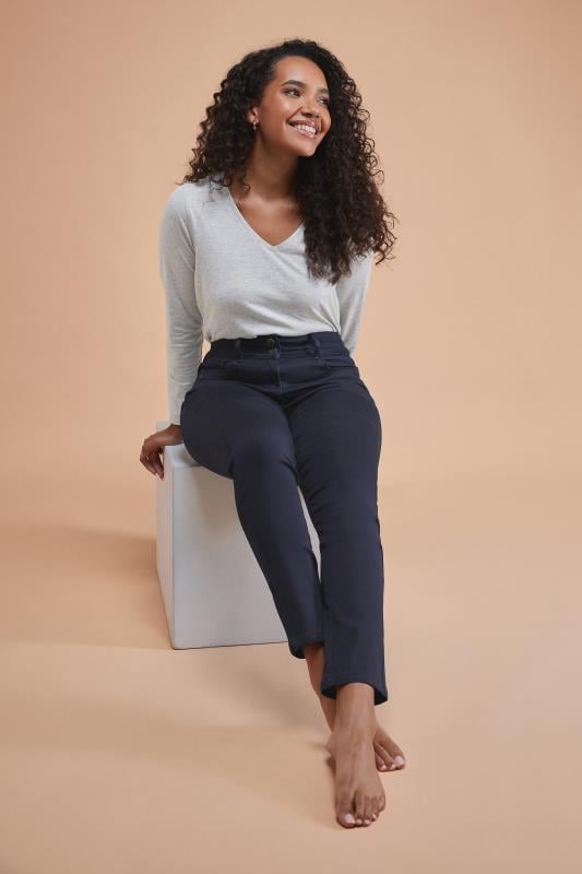 M&Co Indigo Blue Lift & Shape Slim Leg Jeans | M&Co 1