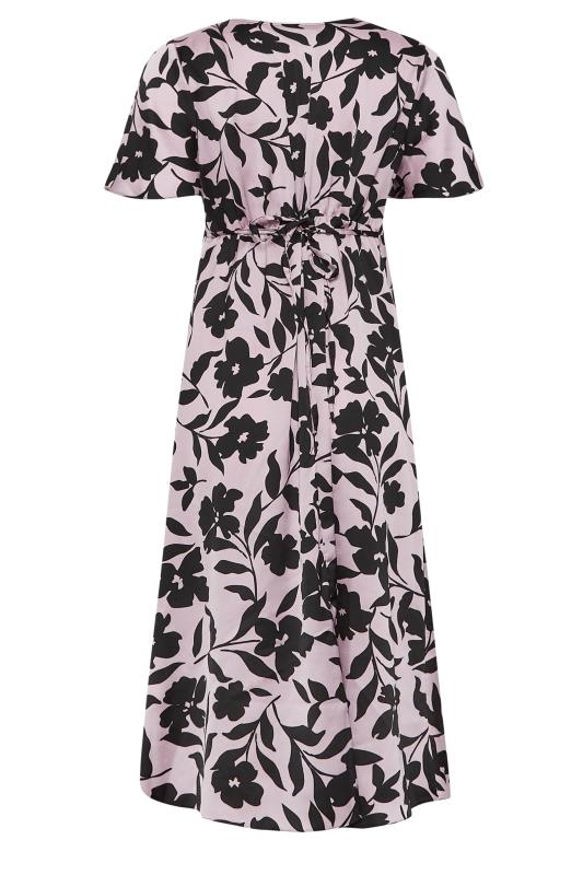 M&Co Pink Floral Midi Tea Dress | M&Co  7