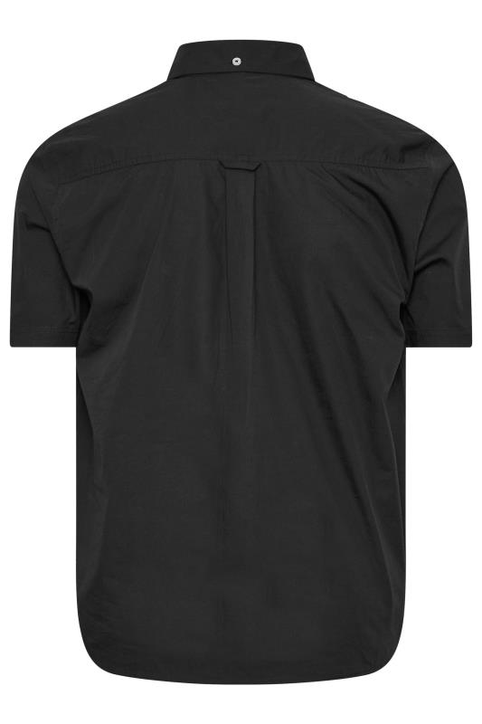 BadRhino Big & Tall 2 PACK Black Short Sleeve Poplin Shirts | BadRhino 9