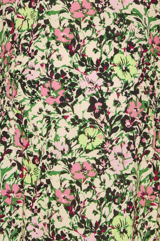 M&Co Green Floral Print Midi Dress | M&Co  6