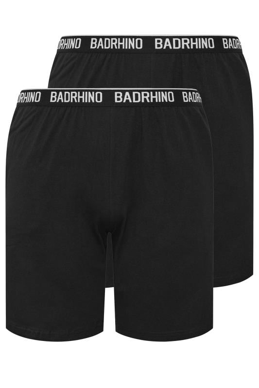 BadRhino 2 PACK Black Lounge Shorts