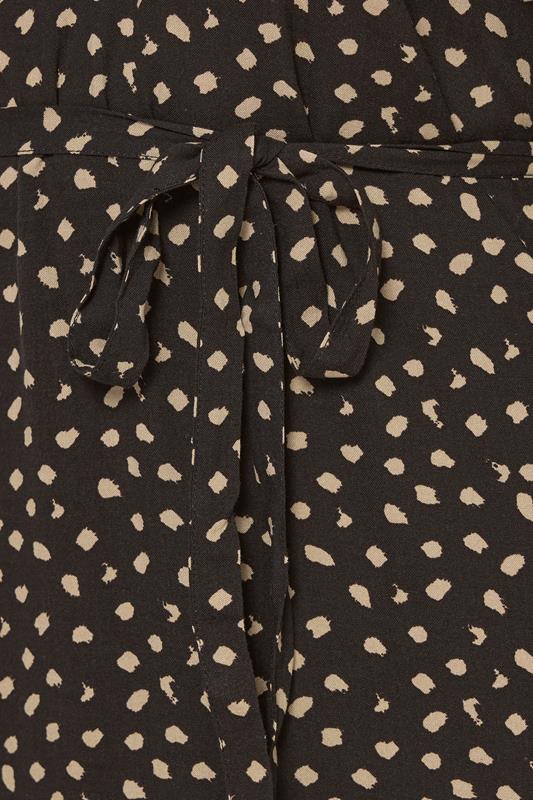 LTS Tall Women's Black Spot Print Maxi Dress | Long Tall Sally 4