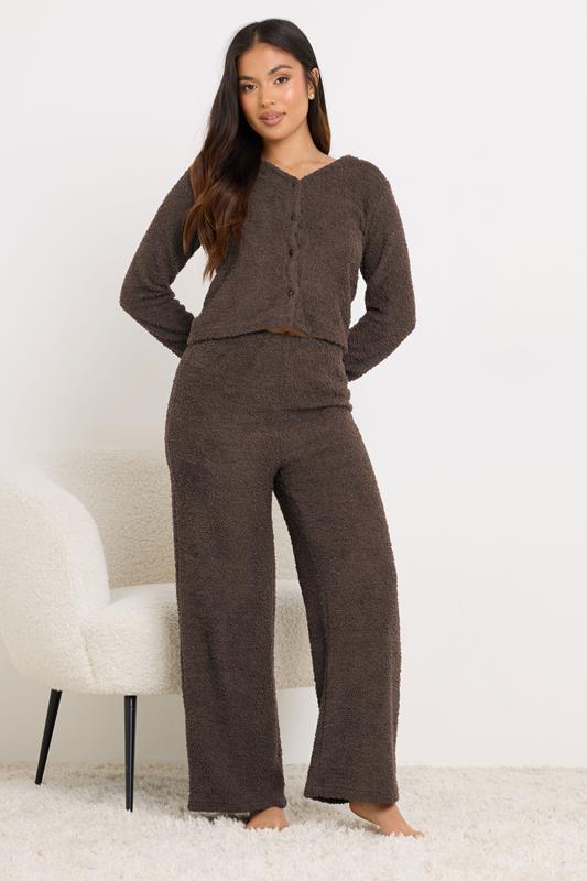 PixieGirl Petite Women's Chocolate Brown Chenille Cardigan | PixieGirl 2