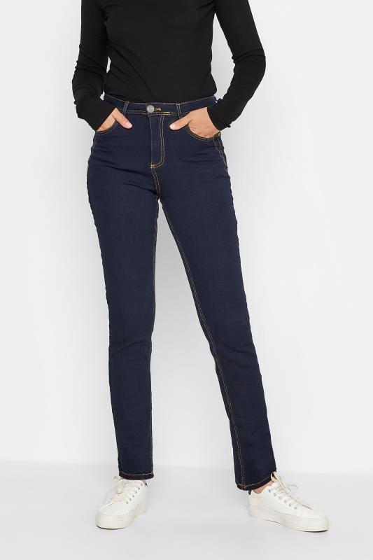 LTS Tall Indigo Blue Stretch Straight Leg Jeans | Long Tall Sally  1
