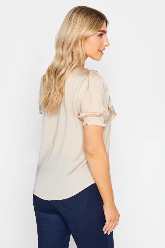 M&Co Cream Frill Front Blouse | M&Co 3