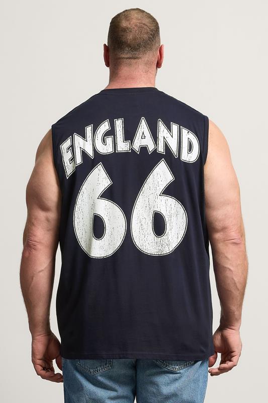 BadRhino Big & Tall Navy Blue England '66 Vest | BadRhino 2