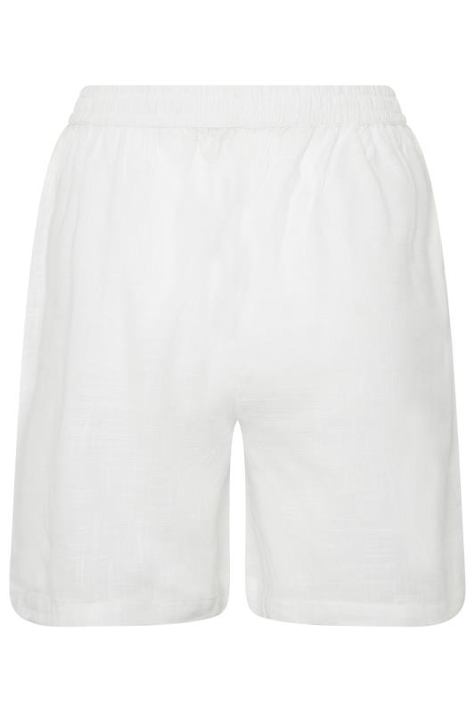 LTS Tall Women's White Cotton Shorts | Long Tall Sally 7