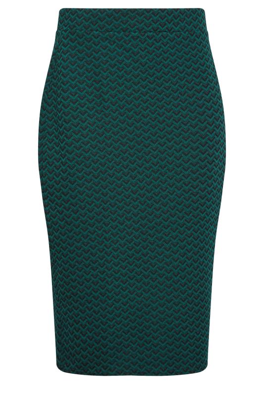 M&Co Green Jacquard Midi Skirt | M&Co 4